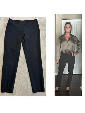 Brunello Cucinelli women’s dark chocolate, brown slim fit ankle pants Sz 10